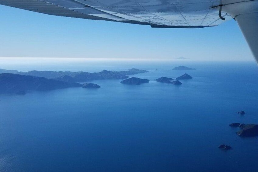 D'Urville and Stephen's Islands. Mt Egmont beyond