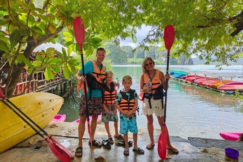 Krabi kayak at Ao Thalane