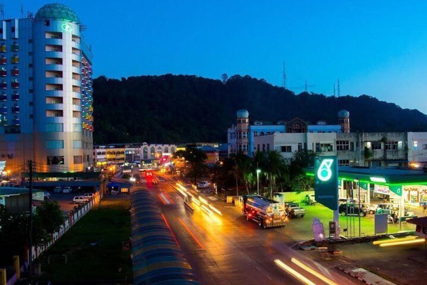 Limbang city at night