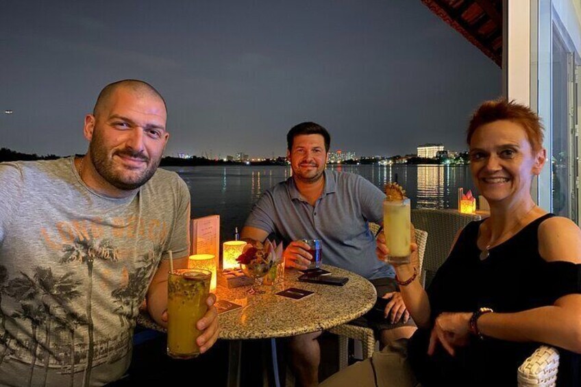 Romantic Sunset Cocktail by Luxury Speed Boat