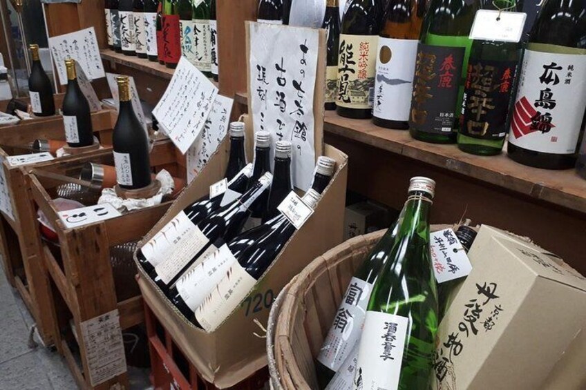 Local Sake Shop wiz more than 200 years history