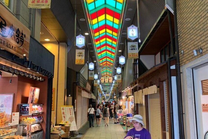 Nishiki Market with more than 130 vendors