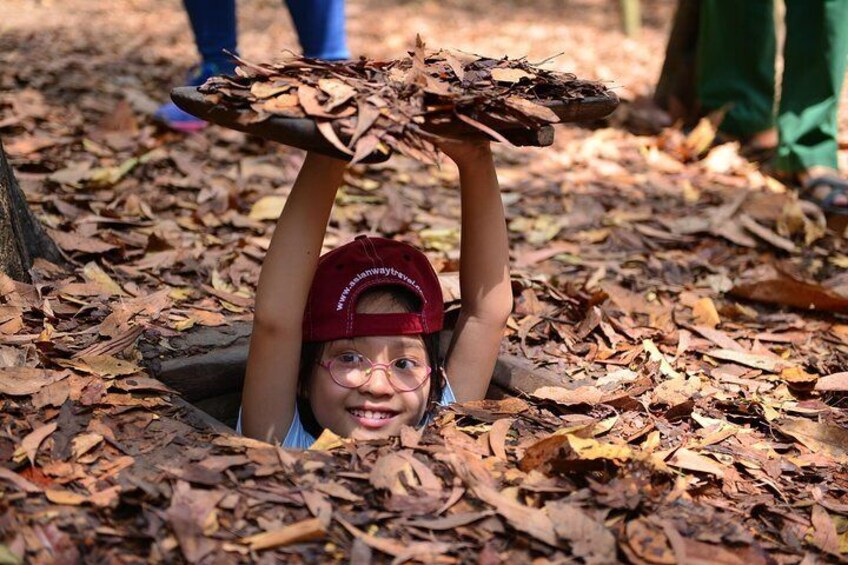 Cu chi tunnels - Ho Chi Minh City tours with kids
