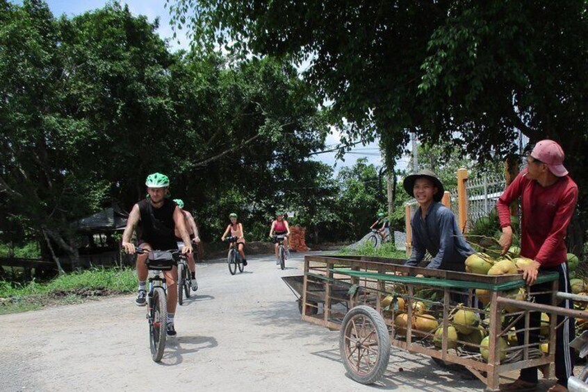 Mekong cycling tours