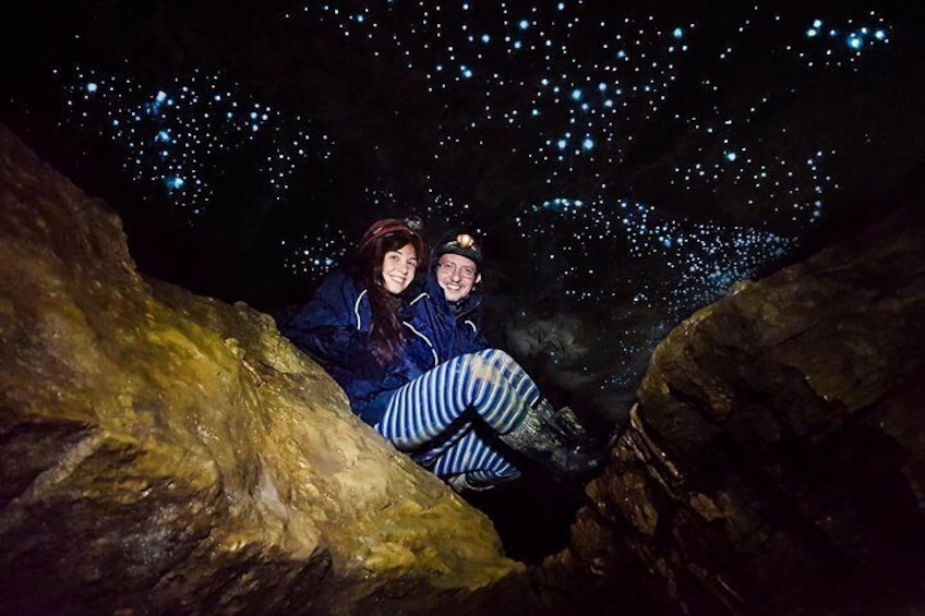 Under the glowworms