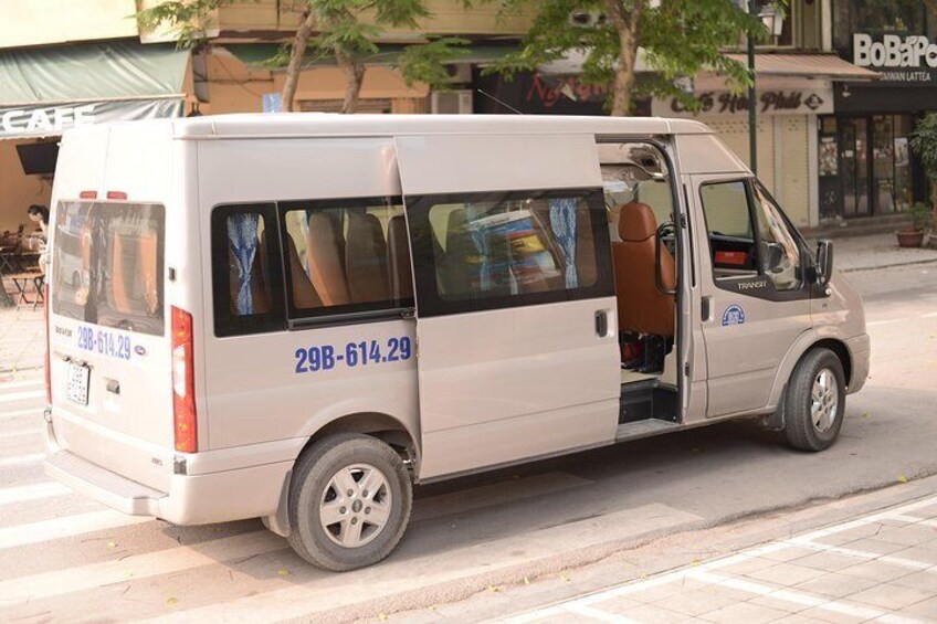 The van for trip