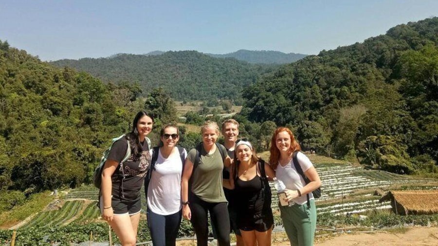 The view at the trekking trail