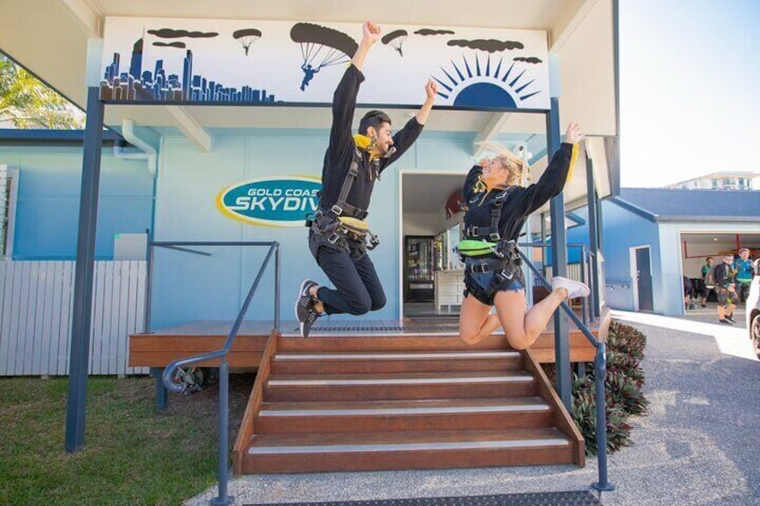 Ready to jump with Gold Coast Skydive