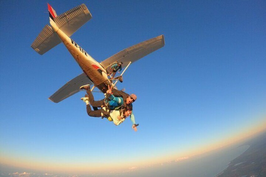 Sunset jump with Gold Coast Skydive