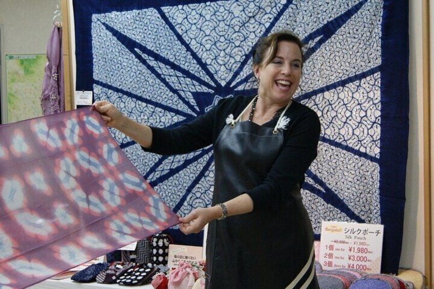 Itajime Shibori Scarf Class