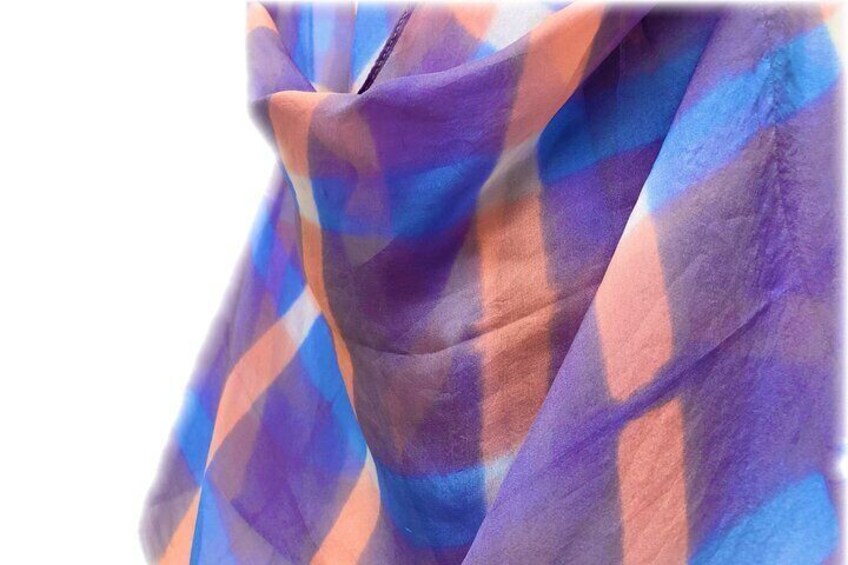 Itajime shibori scarf course