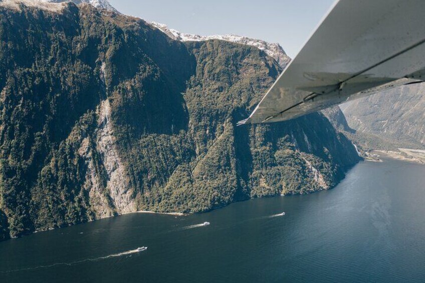 Milford Sound Coach, Cruise and Flight Sightseeing Tour from Queenstown