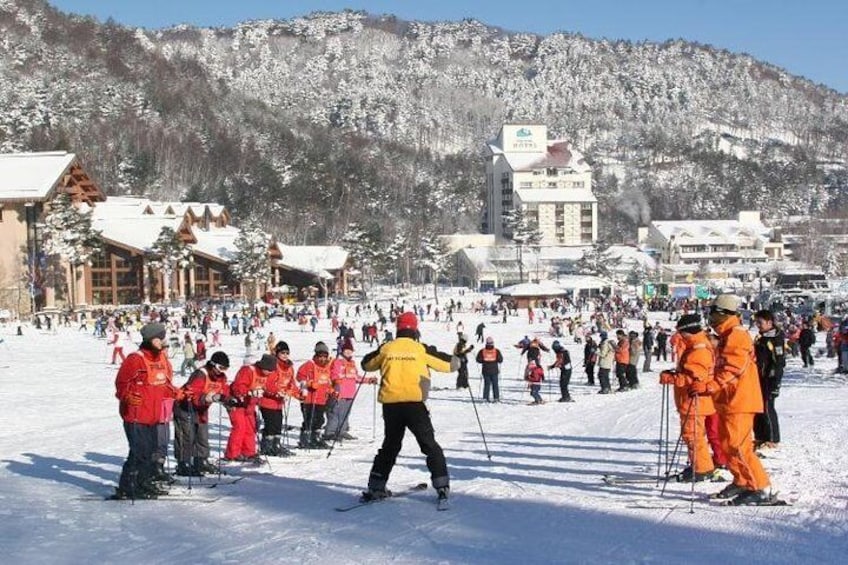 Ski resort, the venue of 2018 Winter Olympic Games