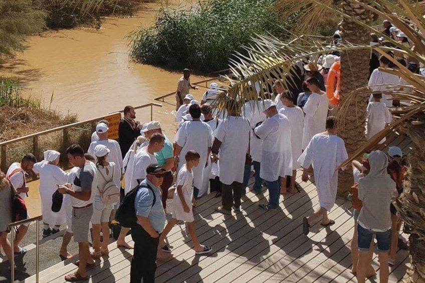 Baptism at Jordan River