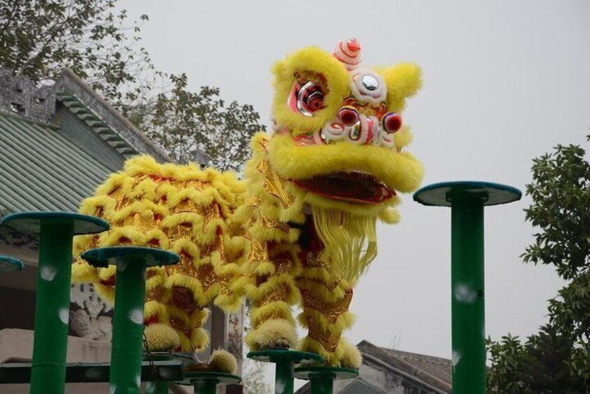 Kongfu & Chinese Lion dance show