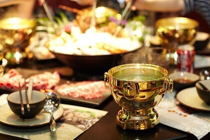Hot Pot Dining Experience with Hot Spring Swimming or River Cruise in Shang...