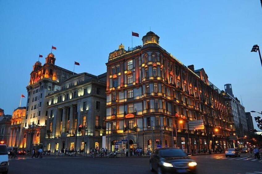 Shanghai Bund in the evening