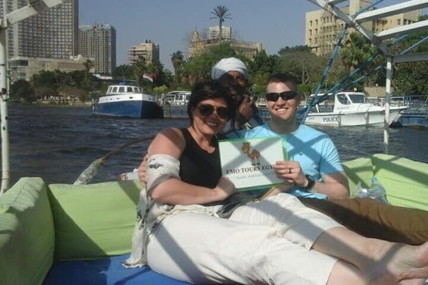 Private Egyptian felucca ride on the Nile with traditional lunch