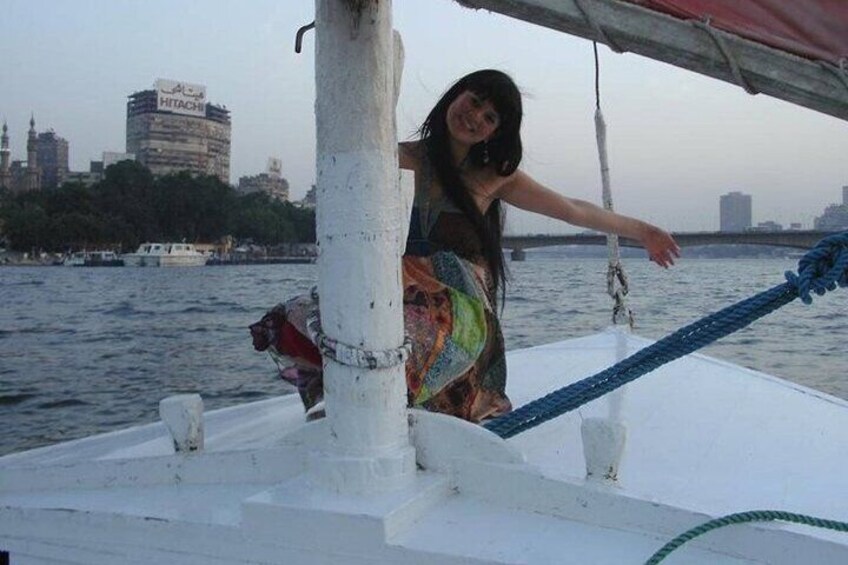 Private Egyptian felucca ride on the Nile with traditional lunch