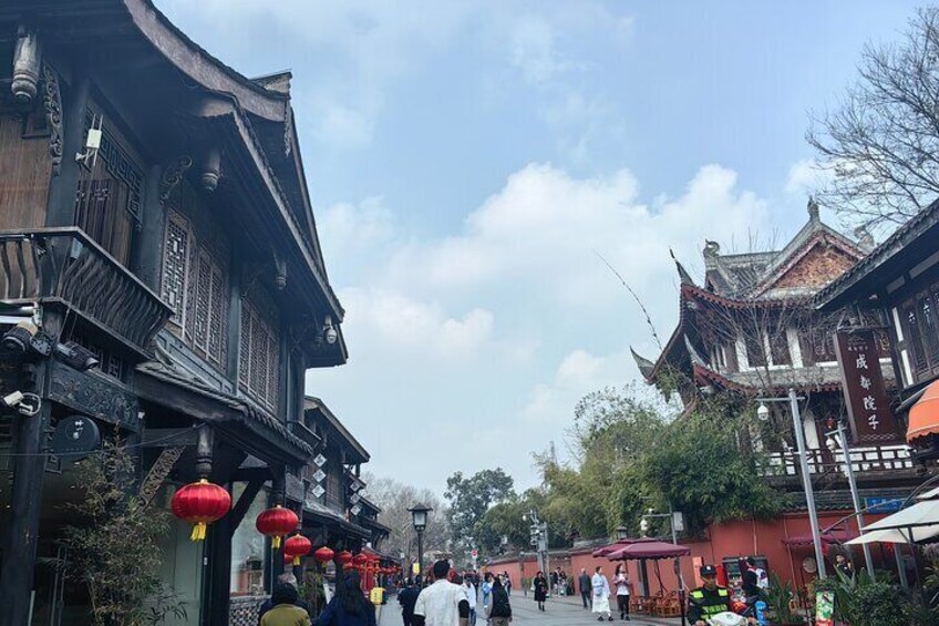 All Inclusive Private Day Tour of Chengdu Old Streets including City Top Attractions