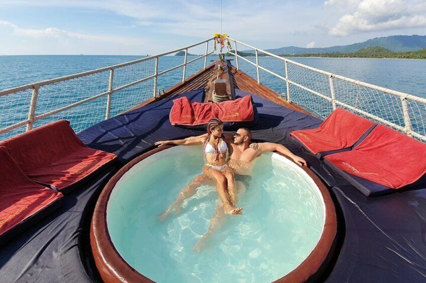 Relax in the Red Dragon's Jacuzzi