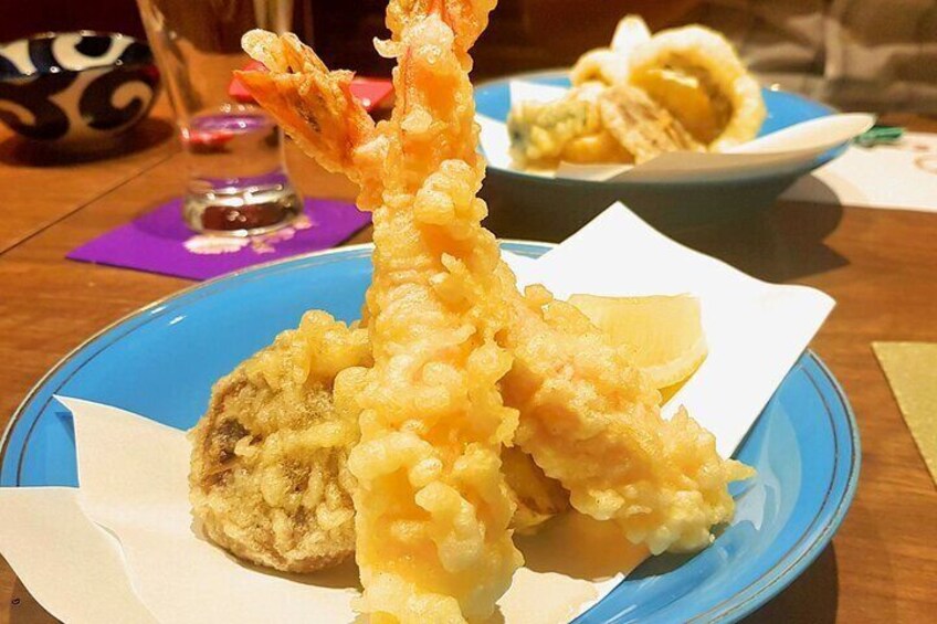 The ever popular tempura may appear as one of the many dishes you're served.