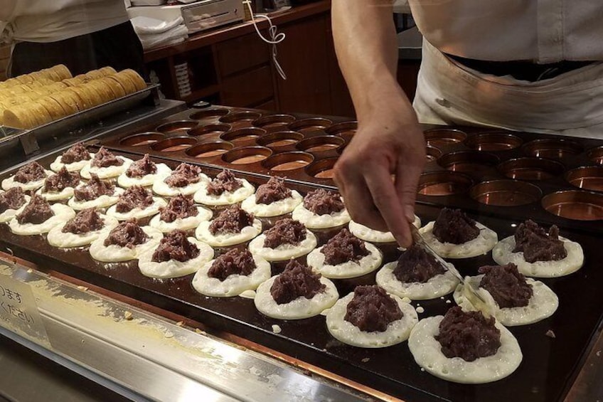 See classic Japanese sweets being made.