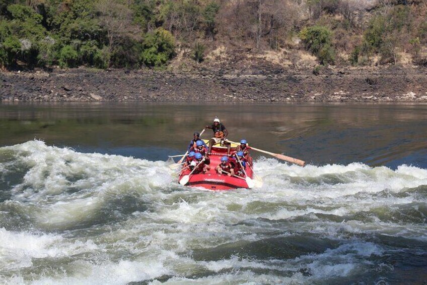 Terrence tackling the Rapids Head On!