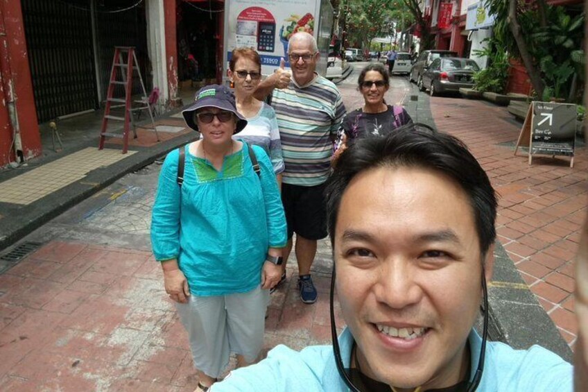 Australian Family visiting the city where the Japanese tanks roam the streets. 