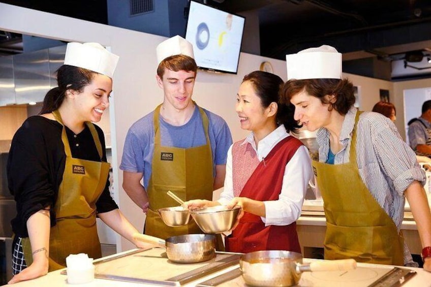 Cook authentic Japanese dishes at very neat cooking studio