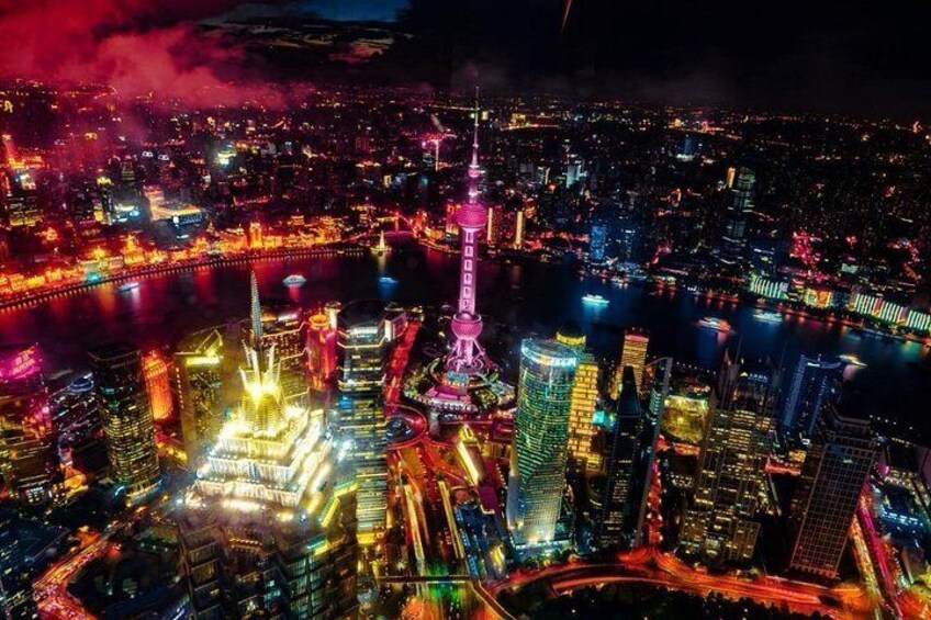 Private Shanghai Night Tour : Shanghai Tower Observation Deck and Amazing Lights