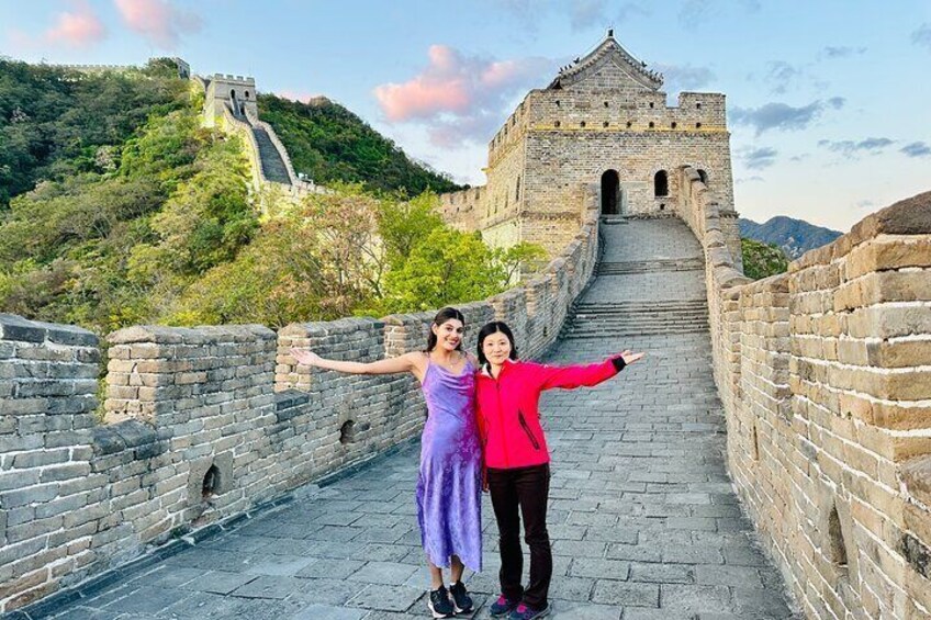 Guide & Guests in Great Wall