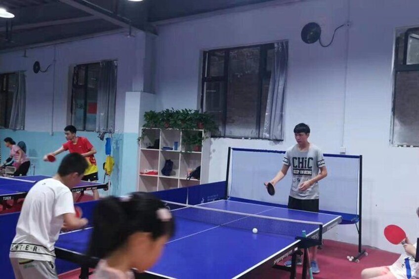 4-hour China Table Tennis Playing Experience in Xi'an