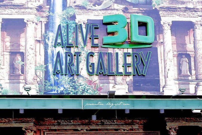 Alive 3D Art Gallery Entrance