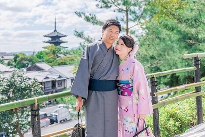 京都での着物と浴衣体験