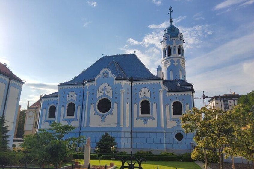 Blue church in Bratislava