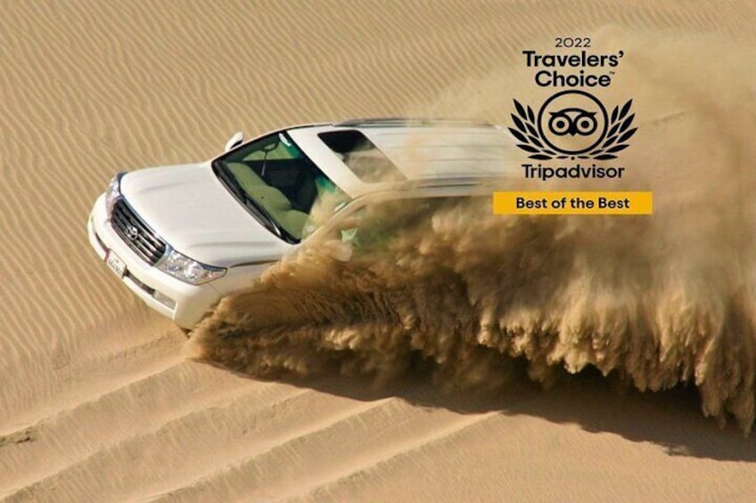  (Private) Half Day Desert Safari, Camel Ride, Sand Boarding, inland Sea Visit