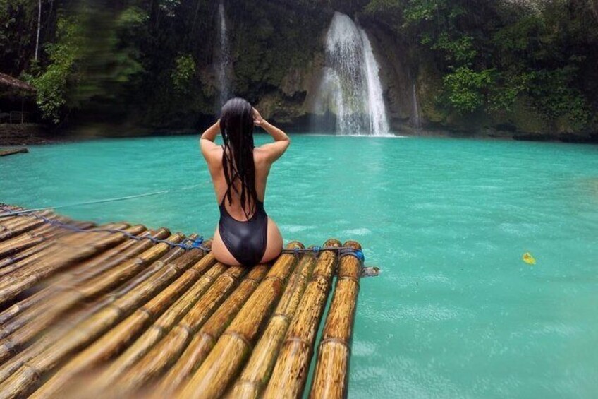 Kawasan falls in Badian