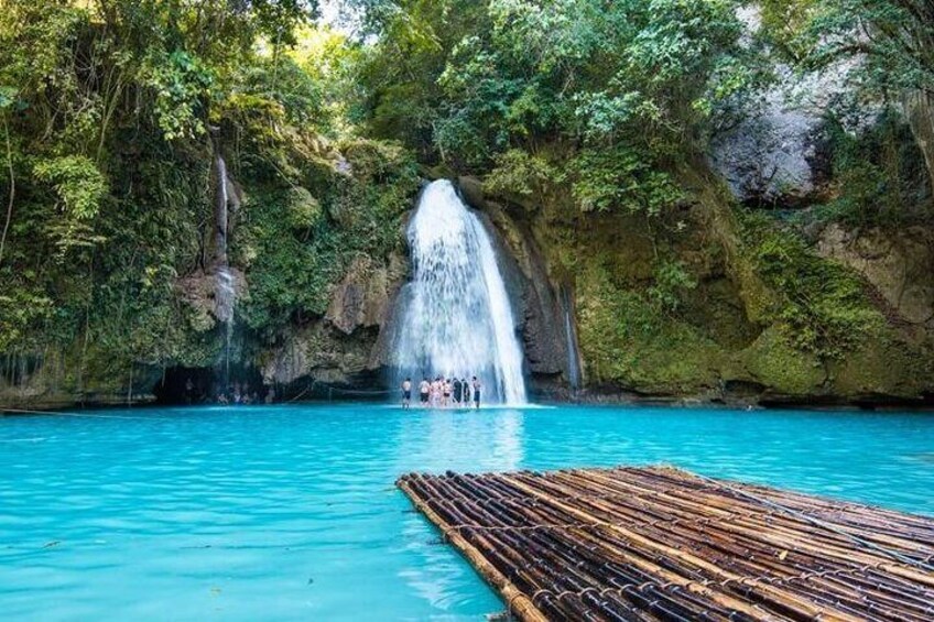 Kawasan falls in Badian