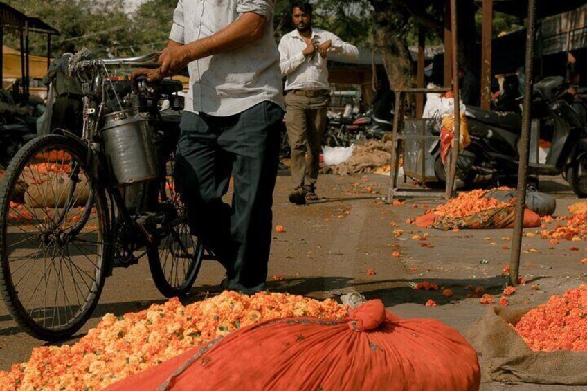 Local flower market