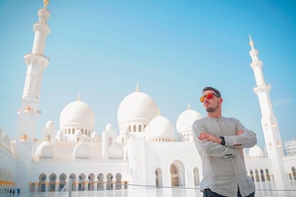 Från Abu Dhabi: Grand Mosque & Presidential Palace City Tour
