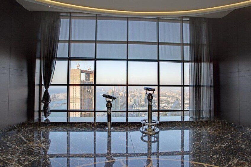 Observation Deck at 300 inside of the Etihad Towers, Abu Dhabi, City