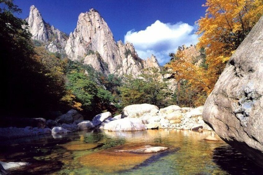 Private Hiking tour in Seorak National Park with Korean authentic chicken soup