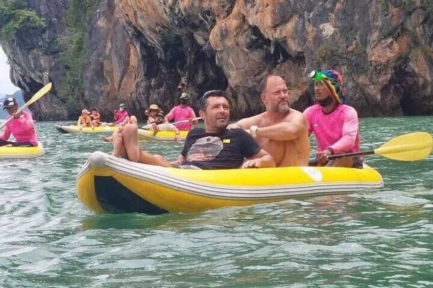 Phang Nga Bay Sea Cave Canoeing & James Bond Island w/ Buffet Lunch by Big Boat