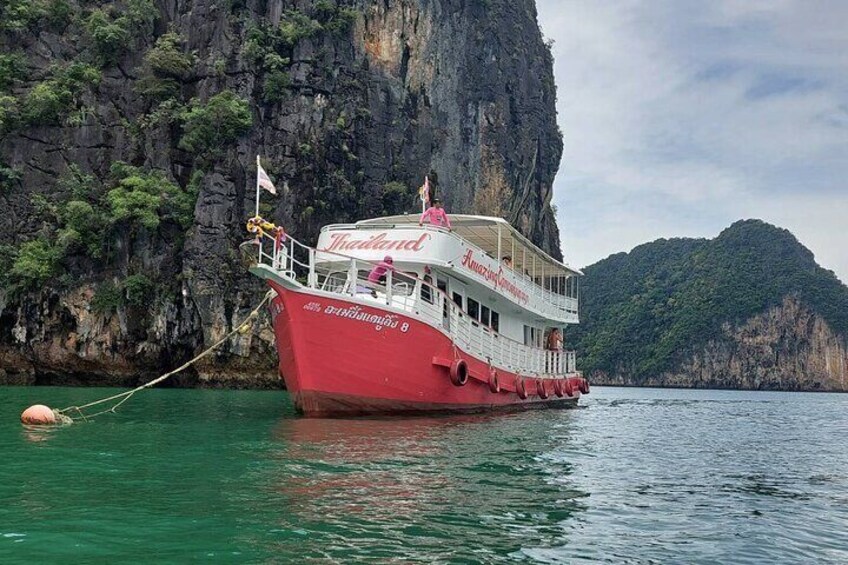Phang Nga Bay Sea Cave Canoeing & James Bond Island w/ Buffet Lunch by Big Boat