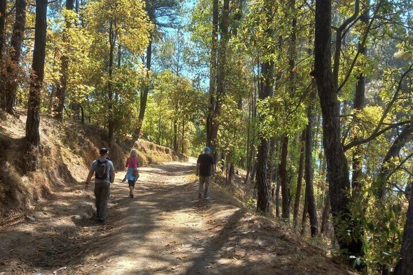 Hiking to Nagarkot