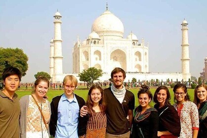 Visite privée du Taj Mahal Sunrise au départ de Jaipur avec billets d'entré...