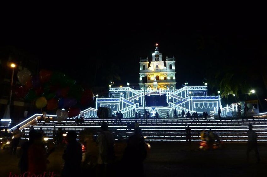 Goa at Night - Sightseeing, Cruise and Dinner Onboard