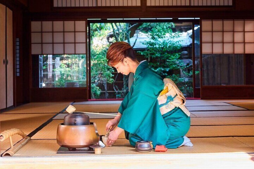 PRIVATE Kimono Tea Ceremony Gion Kiyomizu 