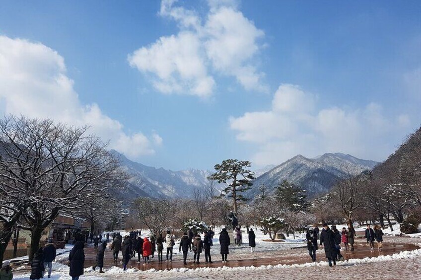Mt Seoraksan National Park in Winter